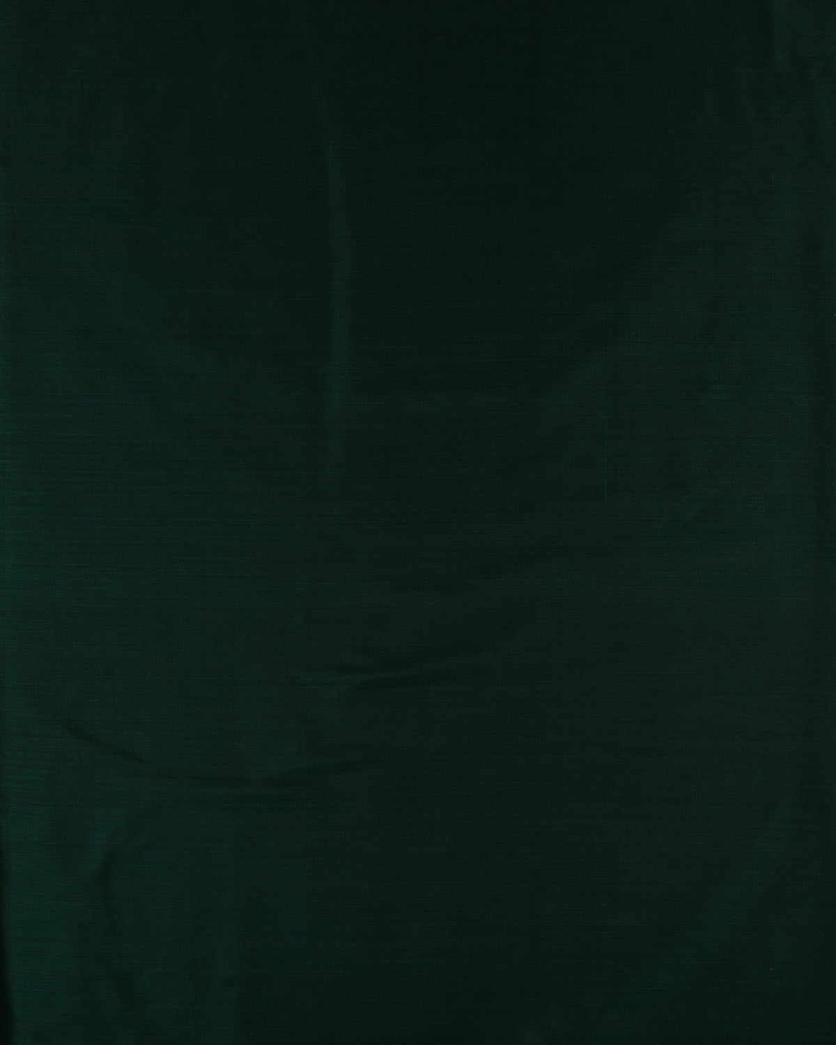 Midnight Green Banarasi Plain Woven Spun Silk Fabric-HolyWeaves