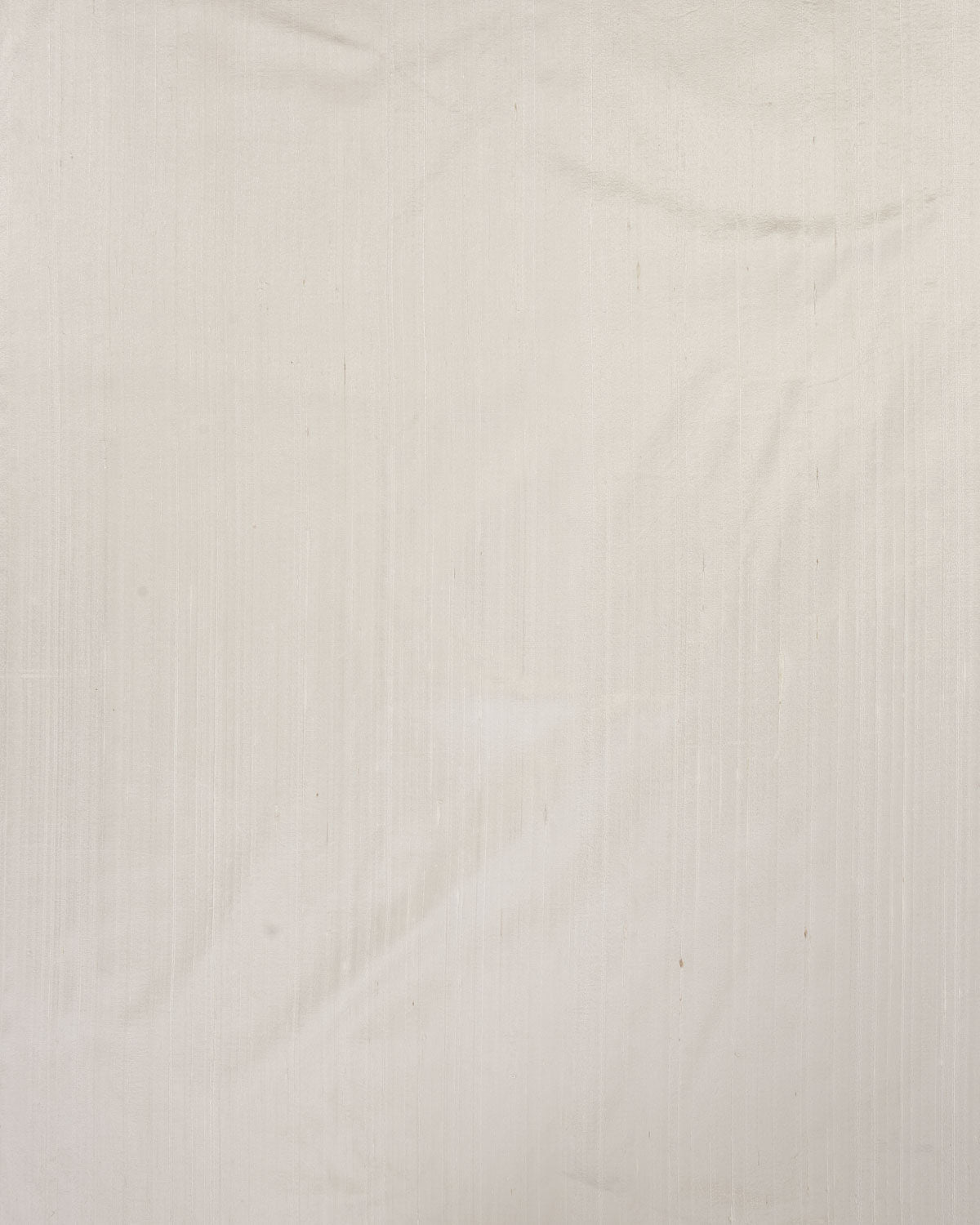 White Banarasi Textured Handwoven Raw Silk Fabric-HolyWeaves