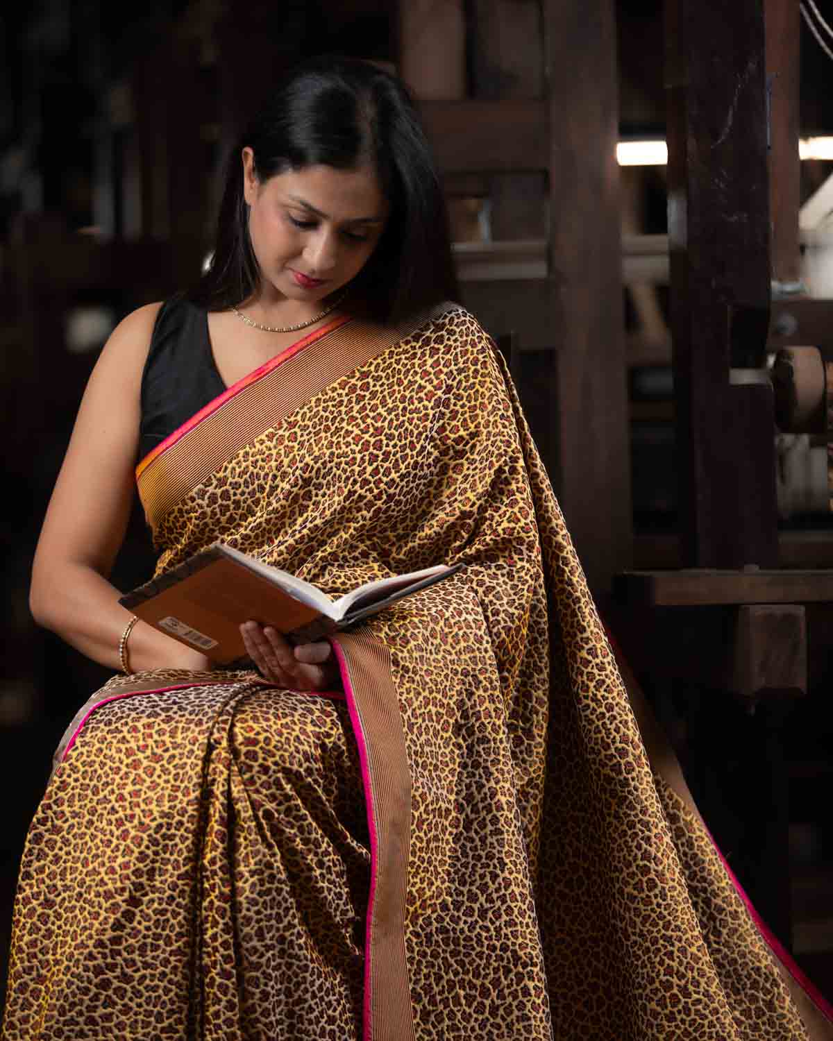 Buy Cheetah Print Saree for Women Online from India's Luxury Designers 2024