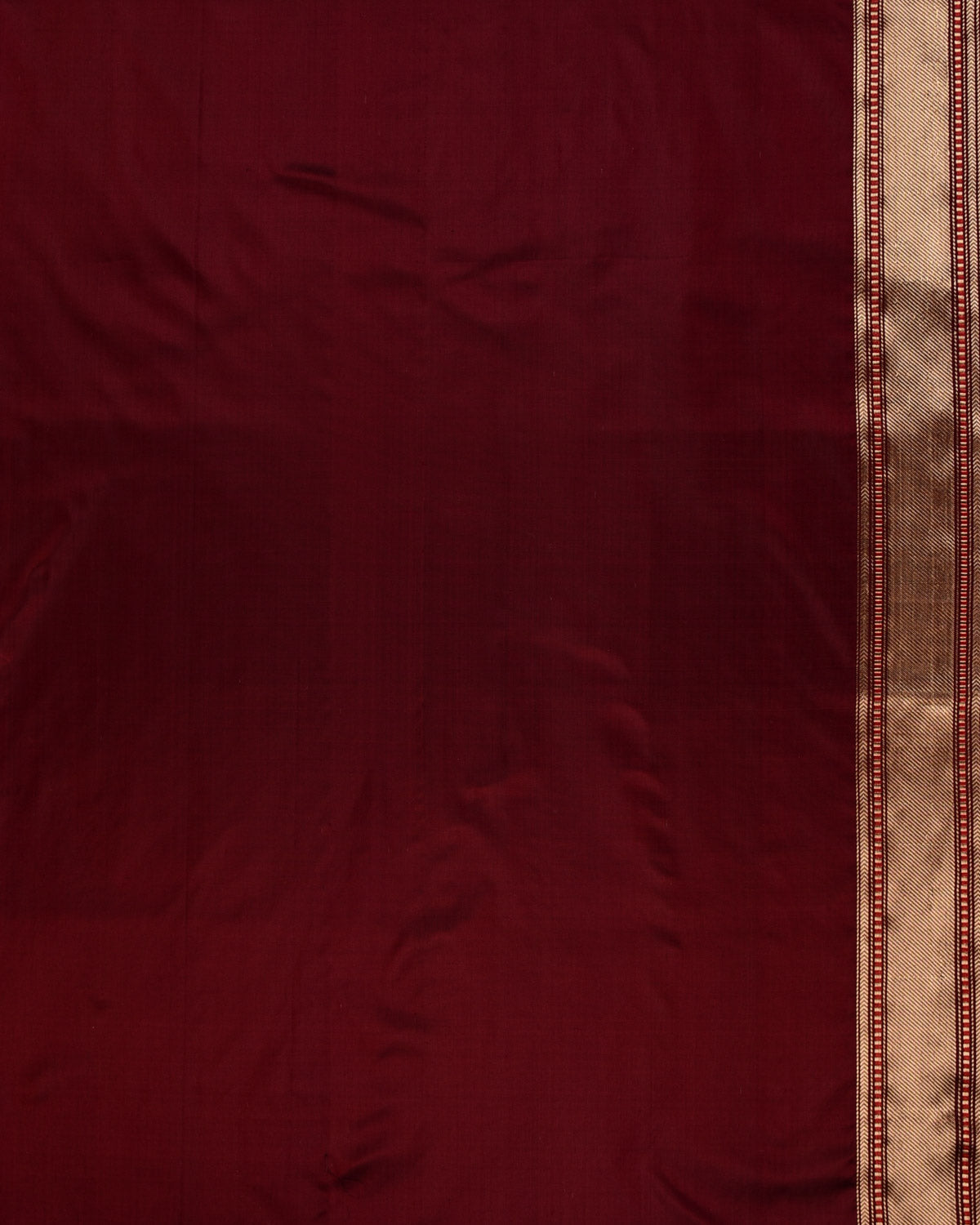 Buy Black Plain Dyed With Zari Brocade Silk Saree-UNM75023 Online at  Unnatisilks.com|UNM75023