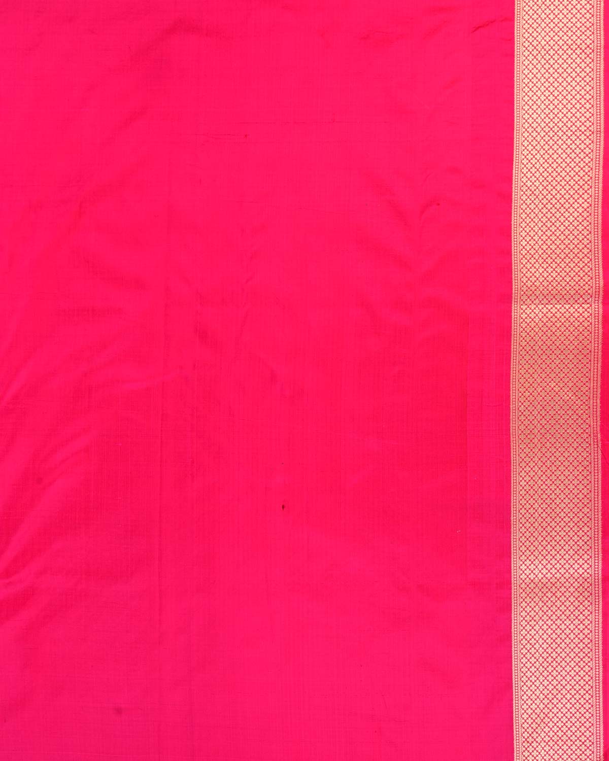 Shot Red-Pink Banarasi Gold Zari Classic Jaal Cutwork Brocade Handwoven Katan Silk Saree-HolyWeaves