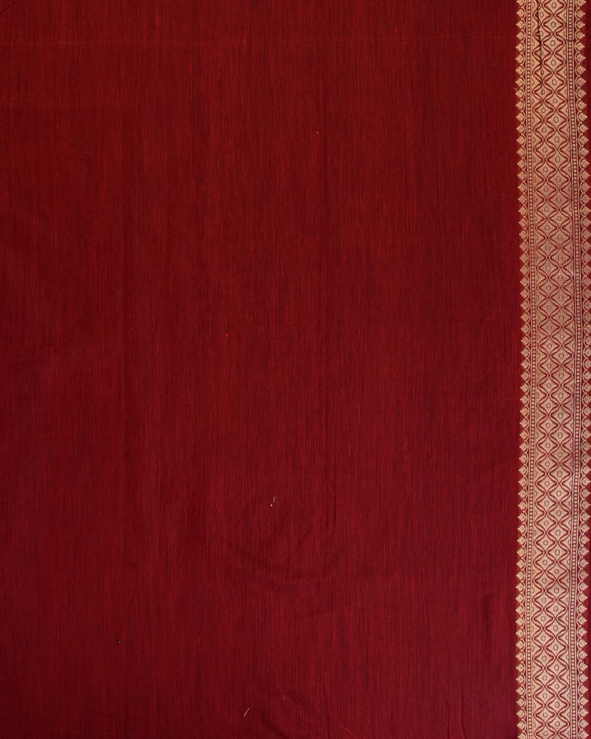 Maroon Gold Zari Leaf Buti Cutwork Brocade Woven Art Cotton Silk Banarasi Saree-HolyWeaves