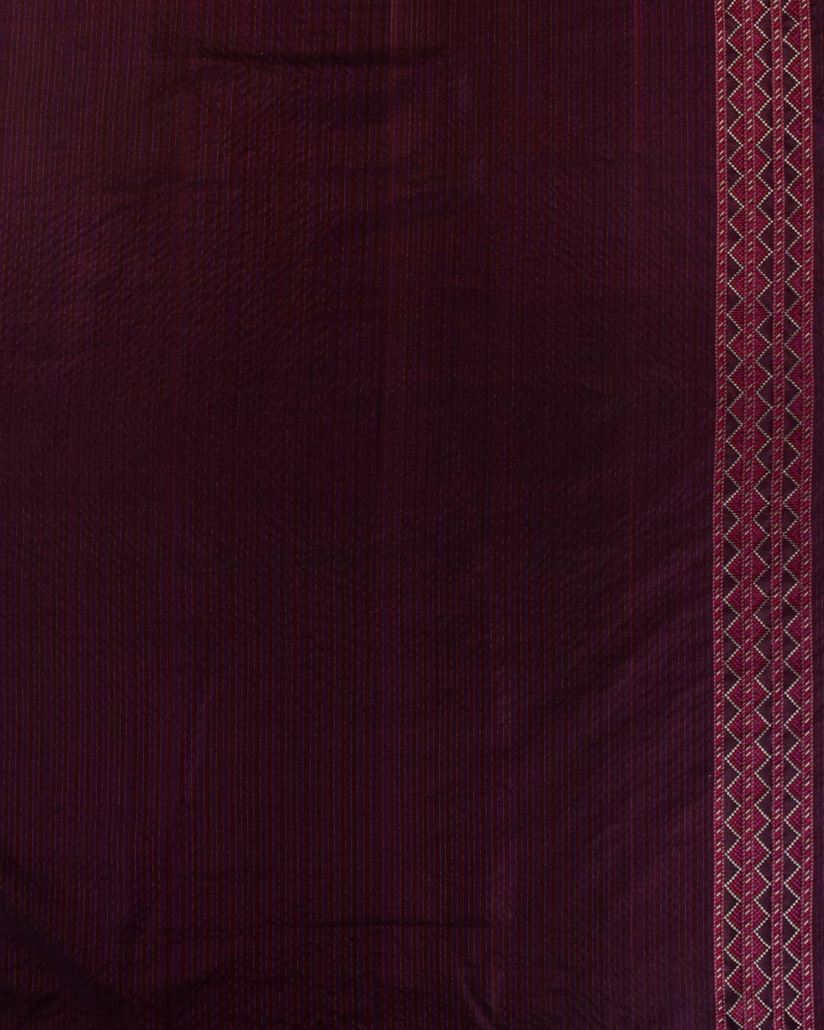 Mahogany Gold Zari & Resham Tehra Satin Jamawar Brocade Handwoven Katan Silk Banarasi Saree-HolyWeaves