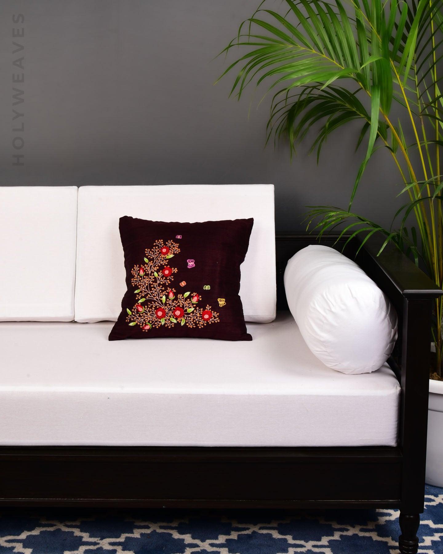 Raw silk cushion covers sales